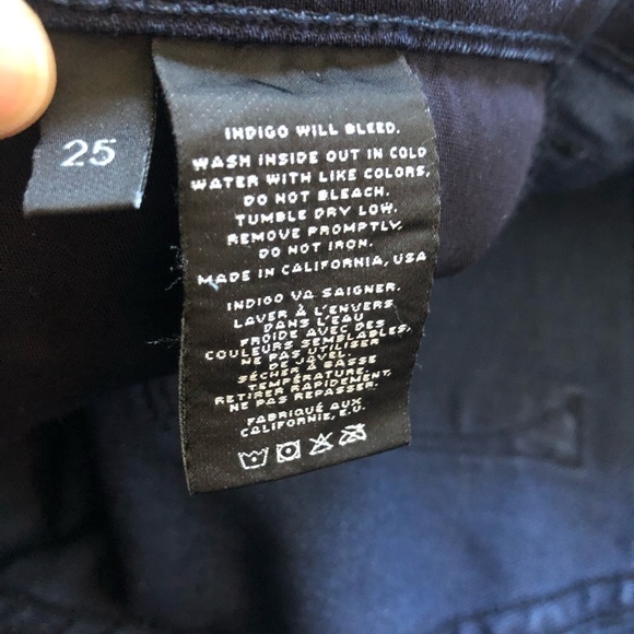 J Brand Klash Ankle Zip Dark Wash Skinny Jeans Size 25 - Picture 12 of 14